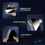 محافظ صفحه نمایش حریم شخصی آکوآرا مدل AKU pv3 مناسب برای گوشی موبایل شیائومی Poco C71 4G مجموعه سه عددی - Image 5