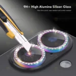 محافظ لنز دوربین آلتیمیت شیلد مدل RNG Diamond UL مناسب برای گوشی موبایل اپل iPhone 17 - Image 3
