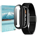 بند آکوآرا مدل Milanese SG GRDH مناسب برای مچ‌بند هوشمند شیائومی Mi Band 10