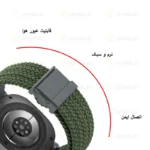 بند آلتیمیت شیلد مدل Braided Magnet NV8 مناسب برای ساعت هوشمند سامسونگ Galaxy Watch 8 Classic 46mm - Image 8