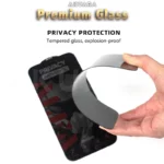 محافظ صفحه نمایش حریم شخصی آکوآرا مدل Premium P3 مناسب برای گوشی موبایل شیائومی Redmi Note 9S/9 Pro / Note 10 Pro / Note 10 Pro Max / mi 11T / Mi 11T Pro / Mi 10T Lite / Poco X3 / Poco X3 Pro / Poco X3 NFC / Poco X4 Pro مجموعه سه عددی - Image 4