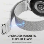 بند آلتیمیت شیلد مدل Milanese BTN مناسب برای ساعت هوشمند سامسونگ Galaxy Watch 6 Classic 43mm - Image 9