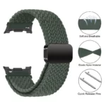 بند آلتیمیت شیلد مدل Braided Magsolo NV8 مناسب برای ساعت هوشمند سامسونگ Galaxy Watch 8 40mm / Galaxy Watch 8 44mm / Galaxy Watch 8 Classic 46mm - Image 5