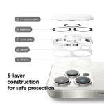 محافظ لنز دوربین پلاس مدل Glass 3D PL مناسب برای گوشی موبایل اپل iPhone 16 Pro / 16 Pro Max - Image 6