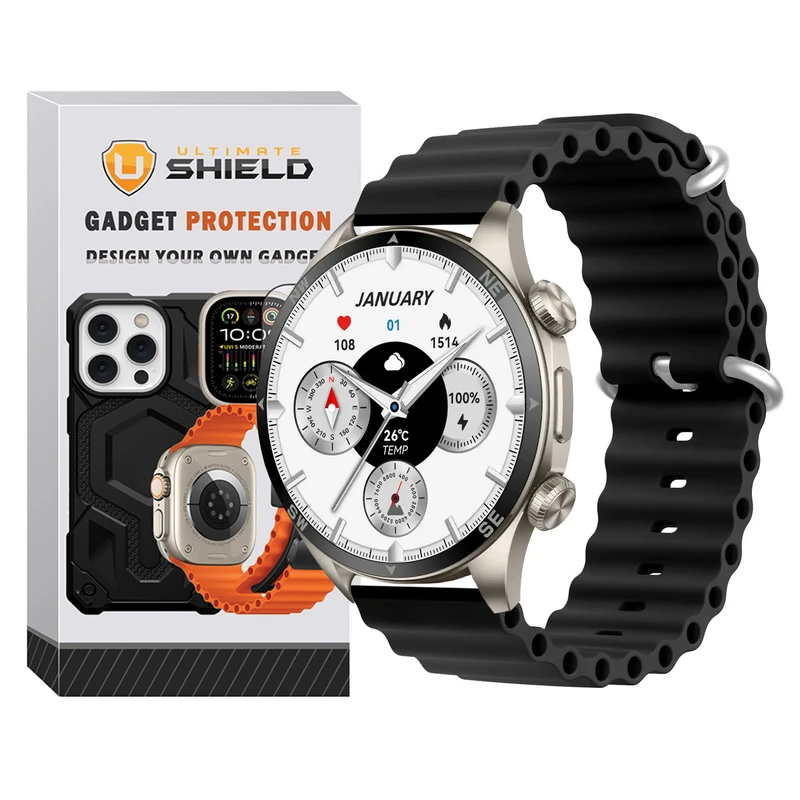 1604dfecd3492855ec9b9ca209b4cd7f87d5eaae_1754549628.webp بند آلتیمیت شیلد مدل Ocean TW مناسب برای ساعت هوشمند گلوریمی GX Sport 22mm - Image 1