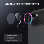 محافظ لنز دوربین فلزی آکوآرا مدل RNG مناسب برای گوشی موبایل اپل iPhone 17 Air - Image 12