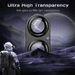 محافظ لنز دوربین فلزی آکوآرا مدل All-Round Protection مناسب برای گوشی موبایل اپل iPhone 17 - Image 8