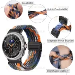 بند آلتیمیت شیلد مدل Braided Magsolo NV8 مناسب برای ساعت هوشمند سامسونگ Galaxy Watch 8 40mm / Galaxy Watch 8 44mm / Galaxy Watch 8 Classic 46mm - Image 10