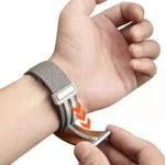 بند ساعت آکوآرا مدل Magnetic Leather AK مناسب برای ساعت هوشمند گلوریمی M2 Max LTD سایز 22mm - Image 19