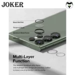 محافظ لنز دوربین جوکر مدل Ring Metal مناسب برای گوشی موبایل سامسونگ Galaxy S22 Ultra - Image 3