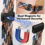 بند آلتیمیت شیلد مدل Braided Magsolo NV8 مناسب برای ساعت هوشمند سامسونگ Galaxy Watch 8 40mm / Galaxy Watch 8 44mm / Galaxy Watch 8 Classic 46mm - Image 7