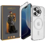 کاور هاپلایت مدل MagSafe Clear HL مناسب برای گوشی موبایل اپل iPhone 16 Pro Max به همراه محافظ صفحه نمایش و محافظ لنز دوربین