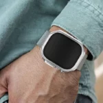 بند هاپلایت مدل Milanese LUX HL مناسب برای ساعت هوشمند گرین لاین Ultra 49 میلیمتری به همراه کاور - Image 16