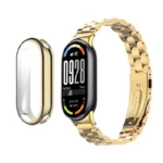 بند آکوآرا مدل 3Bead GRDS مناسب برای مچ بند هوشمند شیائومی Mi Band 8 به همراه کاور - Image 5