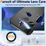 محافظ لنز دوربین آلتیمیت شیلد مدل Ring UL مناسب برای گوشی موبایل اپل iPhone 17 - Image 6