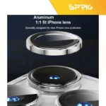 محافظ لنز دوربین اسپریگ مدل Ring metal-Super High quality مناسب برای گوشی موبایل اپل Iphone 17 Pro / 17 Pro max - Image 7
