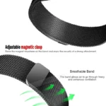 بند شیپ مدل Milanese SH مناسب برای ساعت هوشمند سامسونگ Galaxy Watch 4/5/6/7/FE سایز 40/43/44/46/47 میلی متری - Image 8