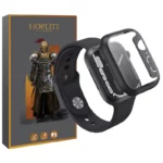 بند هاپلایت مدل Soft-Guard-HL مناسب برای اپل واچ Series 7 Aluminum 41mm / Series 8 Aluminum 41mm / Series 9 Aluminum 41mm به همراه کاور