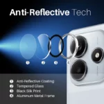 محافظ لنز دوربین هاپلایت مدل Ring Protector HL مناسب برای گوشی موبایل شیائومی Redmi Note 14 - Image 5