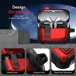 کاور هاپلایت مدل Eggshell Lock HL مناسب برای کیس هدفون بی‌سیم سامسونگ Galaxy Buds 3 / 3 Pro - Image 17