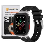 بند آلتیمیت شیلد مدل Stylish Rugged مناسب برای اپل واچ 42 میلی متری سری 1/2/3 به همراه کاور