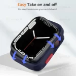 بند آلتیمیت شیلد مدل Stylish Defender مناسب برای اپل واچ 45 میلی متری سری 8 به همراه کاور - Image 5