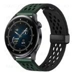 بند آکوآرا مدل Hole-Learther-MAG AK مناسب برای ساعت هوشمند گلوریمی M2 Max LTD 22mm - Image 7