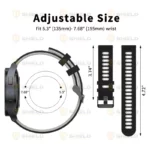 بند آلتیمیت شیلد مدل Hike TW مناسب برای ساعت هوشمند تی‌ سی‌ اچ HD1 3D Hero 1 22mm - Image 7