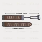 بند آلتیمیت شیلد مدل Dot Leather Mag BTN BK مناسب برای ساعت هوشمند سامسونگ Galaxy Watch 6 40mm - Image 5