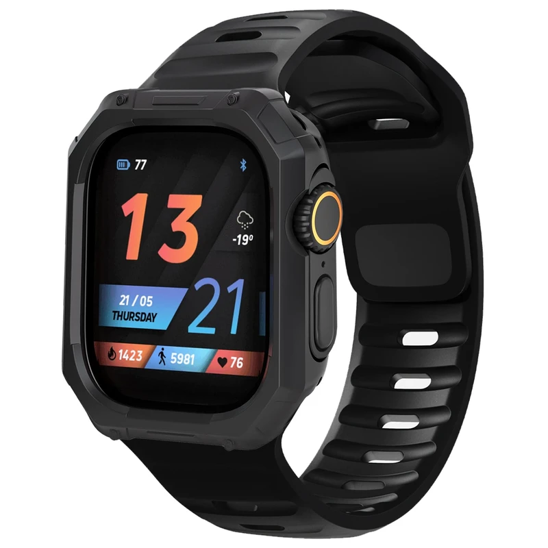 39e6dcc8b33a0c11b96930fa43b4873475fc2617_1754891210.webp بند اسپریگ مدل Hexa Spig مناسب برای ساعت هوشمند ویرفیت HK8 Pro max / HK9 Ultra 2 / T900 ultra 49mm به همراه کاور - Image 1