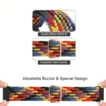 بند هاپلایت مدل Mixed Braided Solo HL مناسب برای ساعت هوشمند سامسونگ Galaxy watch 5 40mm / watch 5 44mm / watch 5 pro 45mm - Image 18