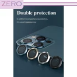 محافظ لنز دوربین زیرو مدل Ring Metal مناسب برای گوشی موبایل اپل Iphone 13 / 13 Mini - Image 4