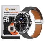 بند آلتیمیت شیلد مدل Leather Mag NV8 BK مناسب برای ساعت هوشمند سامسونگ Galaxy Watch 8 40mm