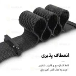 بند آلتیمیت شیلد مدل Milanese Set مناسب برای ساعت هوشمند شیائومی Mi Band 9 12mm به همراه کاور - Image 7