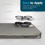محافظ لنز دوربین آلتیمیت شیلد مدل Glass 3D UL مناسب برای گوشی موبایل اپل iPhone 16 Pro / 16 Pro Max - Image 10