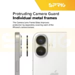 محافظ لنز دوربین اسپریگ مدل Ring metal-Super High quality مناسب برای گوشی موبایل اپل Iphone 17 - Image 4
