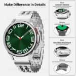 بند آلتیمیت شیلد مدل 7Row SLV 2C BTN مناسب برای ساعت هوشمند سامسونگ Galaxy Watch 4 40mm - Image 8