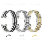 بند آلتیمیت شیلد مدل 7Row SLV 2C BTN مناسب برای ساعت هوشمند سامسونگ Galaxy Watch 4/5/6/7/FE 40/43/44/46/47mm - Image 2