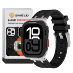 بند آلتیمیت شیلد مدل Stylish Rugged مناسب برای اپل واچ 46 میلی متری سری 10 به همراه کاور