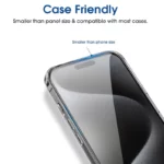 محافظ صفحه نمایش آکوآرا مدل AKU fl3 مناسب برای گوشی موبایل اپل iPhone 16e بسته سه عددی - Image 2