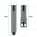 بند آکوآرا مدل BK Line Sic مناسب برای ساعت هوشمند میبرو Lite / Color / C2 / Air سایز 20mm - Image 11