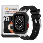 بند آلتیمیت شیلد مدل Stylish Rugged مناسب برای اپل واچ 45 میلی‌متری سری 7/8/9/SE 2021 به همراه کاور
