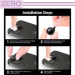 محافظ لنز دوربین زیرو مدل Ring Metal مناسب برای گوشی موبایل اپل Iphone 13 / 13 Mini - Image 5