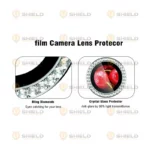 محافظ لنز دوربین فلزی آلتیمیت شیلد مدل Ring Diamond UL مناسب برای گوشی موبایل سامسونگ Galaxy S25 FE - Image 3