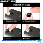 محافظ لنز دوربین گلستیک مدل Ring Metal مناسب برای گوشی موبایل اپل Iphone 13 Pro / 13 Pro Max - Image 5