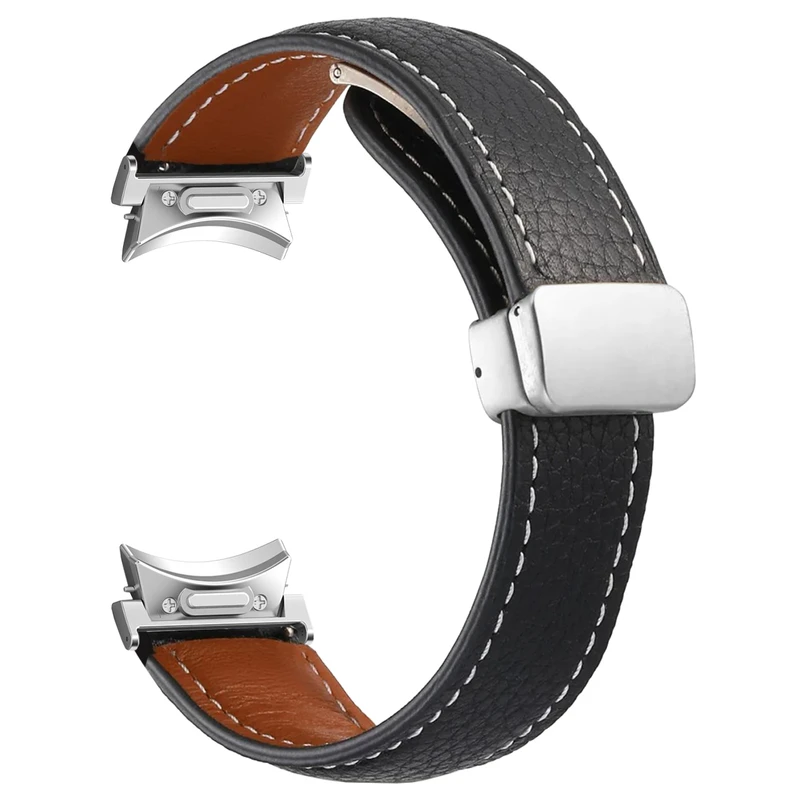 5295f11a84ec48bc7714c63fc6a1d1cf34b8188c_1755334773-1.webp بند اسپریگ مدل Leather Mag ORG مناسب برای ساعت هوشمند سامسونگ Galaxy Watch 4 40mm/4 44mm/5 40mm/5 44mm - Image 1