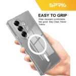 کاور اسپریگ مدل Clear Magsafe مناسب برای گوشی موبایل سامسونگ Galaxy Z Fold 7 - Image 8