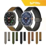 بند اسپریگ مدل Magnetic Soft Leather W8 مناسب برای ساعت هوشمند سامسونگ Galaxy Watch 8 Classic 46mm - Image 4
