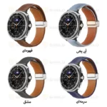 بند آلتیمیت شیلد مدل Leather Mag NV8 BK مناسب برای ساعت هوشمند سامسونگ Galaxy Watch 8 40mm / Galaxy Watch 8 44mm / Galaxy Watch 8 Classic 46mm - Image 2