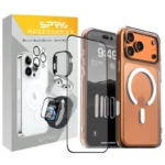 کاور اسپریگ مدل CB-Magsafe مناسب برای گوشی موبایل اپل Iphone 17 Pro Max به همراه محافظ صفحه نمایش - Image 16